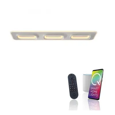 LED závěsné svítidlo Q-KALINA bílá stmívatelné Smarthome s aplikací ZigBee RGB/2700-5000K - PAUL