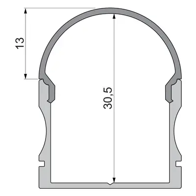 Koncovka R-AU-02-20 sada 2ks - LIGHT IMPRESSIONS