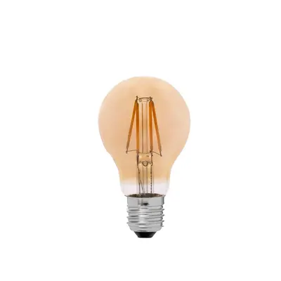 LED žárovka STANDARD filament AMBER E27 5W 2200K DIM - FARO