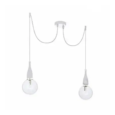 Závěsné svítidlo Ideal Lux Minimal SP2 bianco opaco 112718 bílé - IDEALLUX