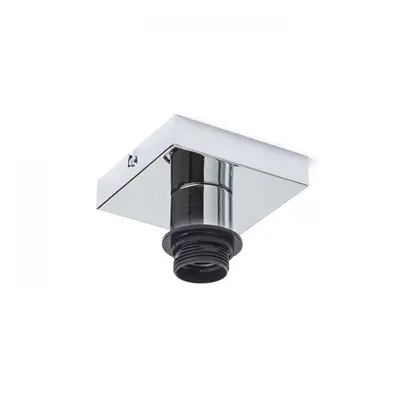 SOLO SQ stropní základna chrom 230V E27 53W - RED - DESIGN RENDL