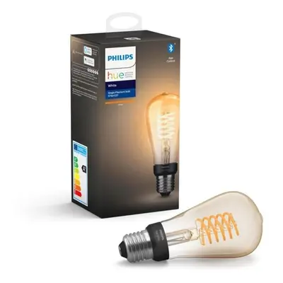 Hue Bluetooth žárovka LED E27 Filament ST64 7W 550lm 2200K - PHILIPS (929002241201)