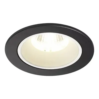 NUMINOS® DL S vnitřní LED zápustné stropní svítidlo černá/bílá 4000 K 20° včetně listových pruži