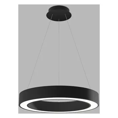 LED2 Závěsné svítidlo SATURN SLIM 60 P-Z, B DALI/PUSH DIM 50W 2CCT 3000K/4000K černá - LED2 Ligh