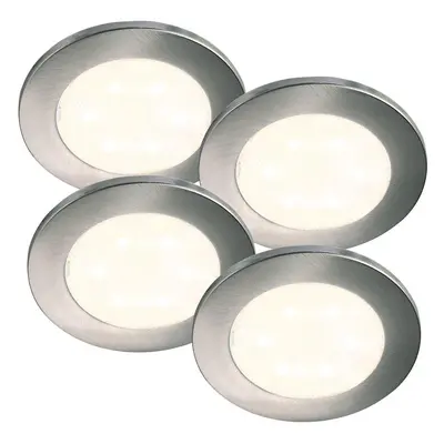 Zapuštěné nábytkové svítidlo Lismore 4-KIT 1x0,7W LED chrom čirá - NORDLUX