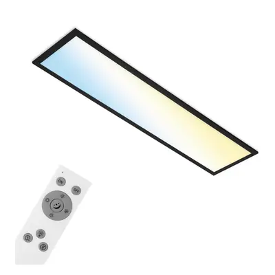 CCT svítidlo LED panel, 100 cm, 28 W, 3000 lm, černá - BRILO