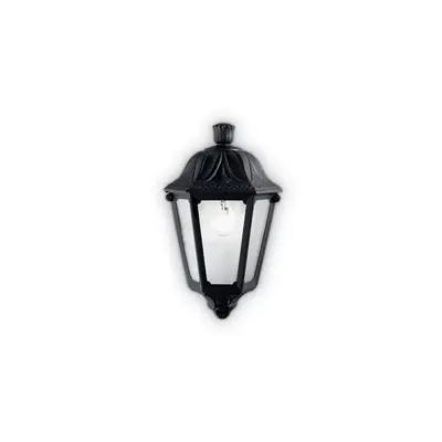 Venkovní nástěnné svítidlo Ideal Lux Anna AP1 small nero 101552 černé IP44 - IDEALLUX