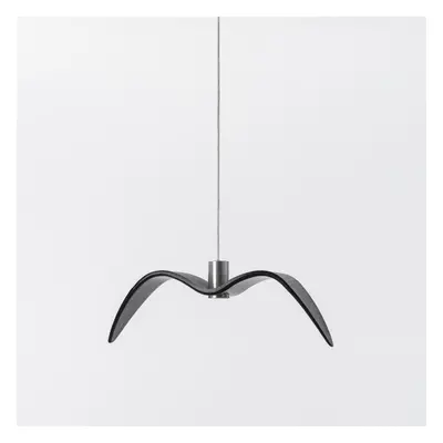 Night Birds, závěsné svítidlo, 5W LED, šedé kouřové sklo, délka 61cm - BROKIS A