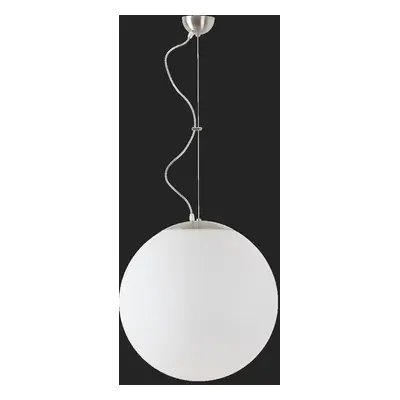 ADRIA L4 závěsné skleněné svítidlo nerez broušená / bílá IP40 4000 K 41W LED DALI - OSMONT