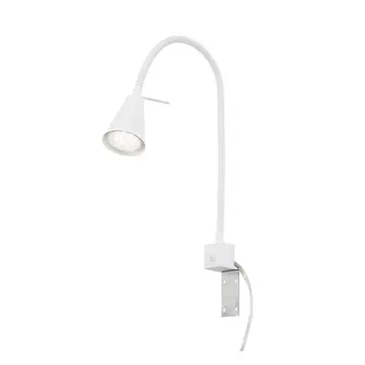 Flexibilní nástěnné svítidlo 40,3 cm 1xGU10 5W 400lm bílé - BRILONER