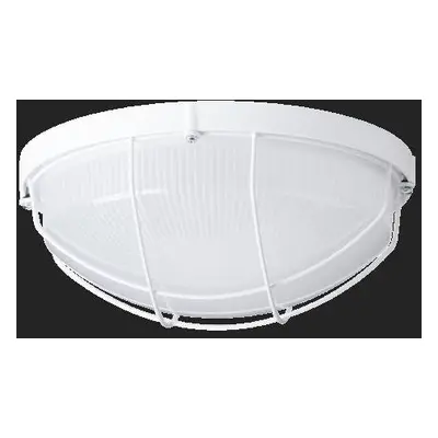 ELEKTRA 4 stropní/nástěnné průmyslové plastové svítidlo bílá IP65 3000 K 9W LED HF - OSMONT