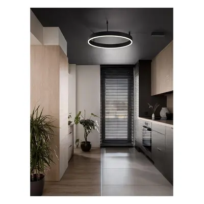 Stropní svítidlo MOTIF LED stropní svítidlo černý hliník IP20 3000K 40W 220-240V stmívatelné - N