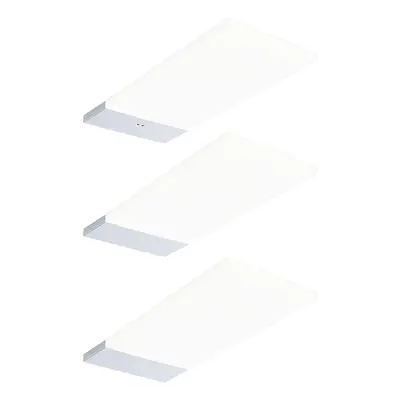 LED podskříňkové svítidlo Bredo s čidlem 3ks sada 4000K 3x2,5W 80x190mm 230/12V stříbrná - PAULM