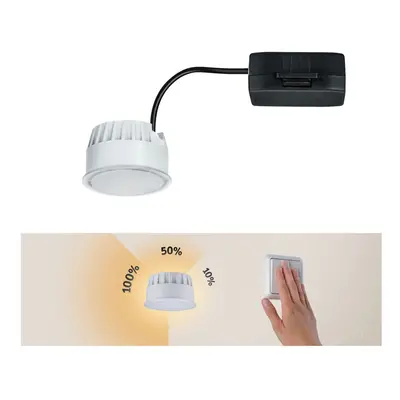 LED Modul vestavné svítidlo 3-krokové-stmívatelné Nova Coin kruhové 50mm Coin 6W 230V 2700K saté