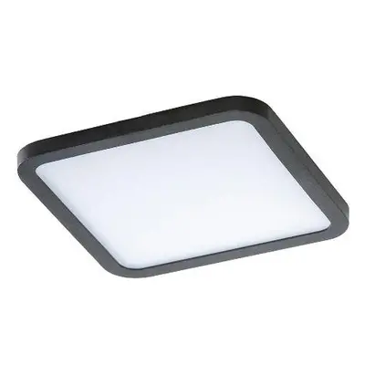 LED Stropní zápustné bodové svítidlo Azzardo Slim 15 Square 3000K IP44 black AZ2836 12W 1000lm 3