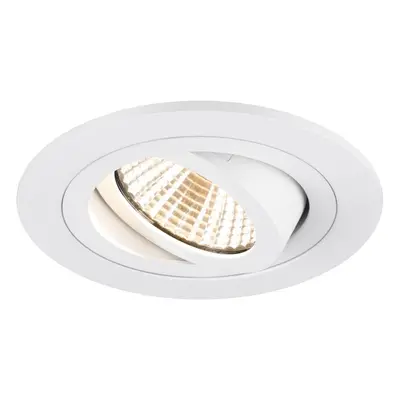 NEW TRIA® 75 stropní vestavné svítidlo, 2700K, 38°, IP 20, kulaté, bílá - BIG WHITE (SLV)