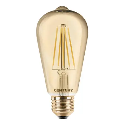 LED FILAMENT ST64 EPOCA 8W E27 2200K 630Lm 360d 64x138mm IP20 - CENTURY