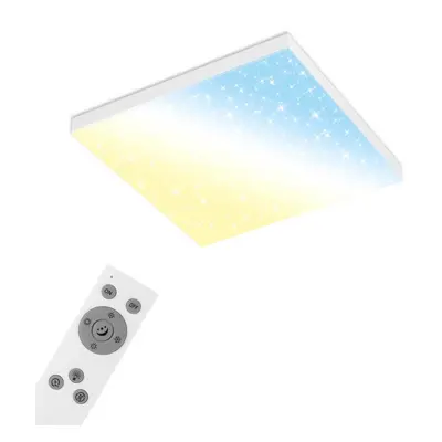 Hvězdné nebe CCT svítidlo LED panel, 45cm, 24 W, 2500 lm, bílé - BRILO