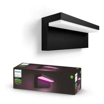 HUE Nyro VENKOVNÍ NÁSTĚNNÉ SVÍTIDLO 13,5W 1000lm 2000-6500K IP44, černá - PHILIPS HUE (915005841