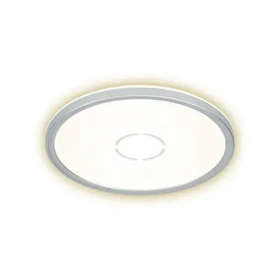 Slim svítidlo LED panel, pr. 29,3 cm, 2400 lm, 18 W, stříbrná - BRILONER