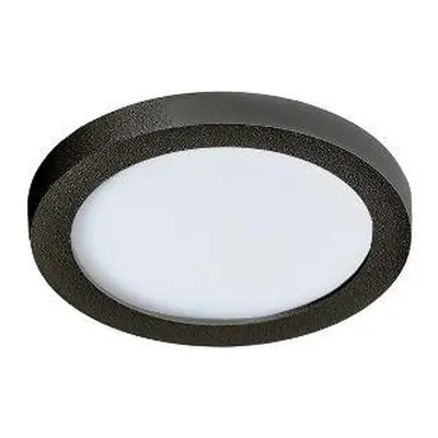 LED Stropní zápustné bodové svítidlo Azzardo Slim 9 Round 3000K IP44 black AZ2834 6W 500lm 3000K