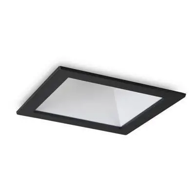 LED Zápustné bodové svítidlo Ideal Lux Game Square Black White 192406 11W 850lm 3000K IP20 hrana