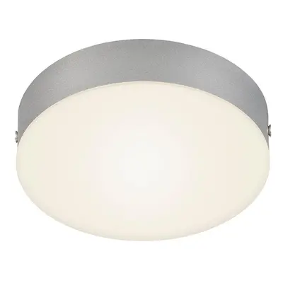 LED stropní svítidlo, pr. 15,7 cm, 11 W, stříbrná - BRILONER