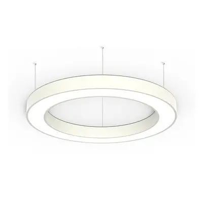 Závěsné svítidlo Alberta S-light LED 45,5W 4165lm 3000K průměr 65cm bílé / opál nestmívatelné - 