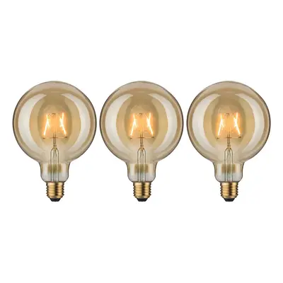 1879 set LED Globe E27 230V 3x2,7W 1700K zlatá - PAULMANN