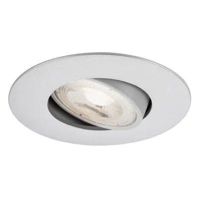 LED vestavné svítidlo, pr. 9 cm, 5 W, matný chrom - BRILONER