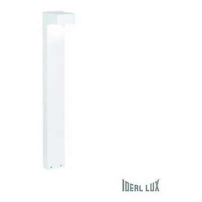 Venkovní sloupkové svítidlo Ideal Lux Sirio PT2 big bianco 115085 bílé 80cm G9 2x15W - IDEALLUX