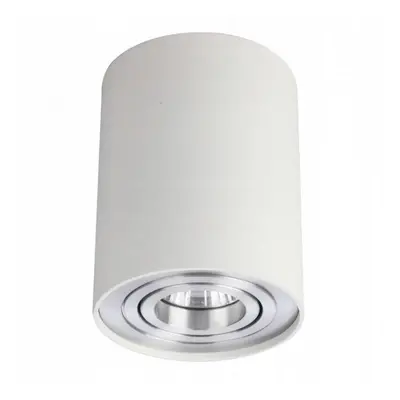 Stropní bodové přisazené svítidlo Azzardo Bross 1 white/aluminium AZ0781 GU10 1x50W IP20 9,6cm b