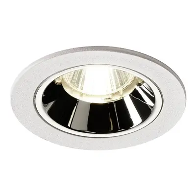 NUMINOS® DL S vnitřní LED zápustné stropní svítidlo bílá/chrom 4000 K 40° včetně listových pruži