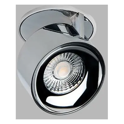 Svítidlo KLIP, WC DIM TRIAC 11W 3000K zápustné chrom/bílé - LED2 Lighting