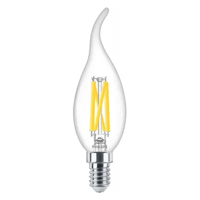 VÝPRODEJ - Žárovka Philips MASTER Value LEDCandle DimTone Ra90 3,4W (jako 40W) E14 2700K čirá