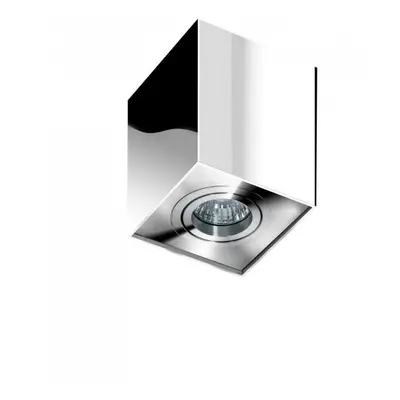 Stropní bodové přisazené svítidlo Azzardo Eloy 1 chrome AZ0873 GU10 1x50W IP20 9,5cm hranaté chr