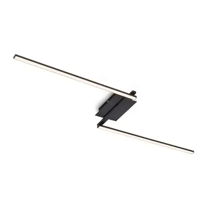 LED stropní svítidlo, 143,6 cm, 12 W, černá - BRILO