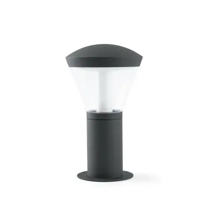 SHELBY LED sloupková lampa, tmavě šedá, h 32.5cm - FARO