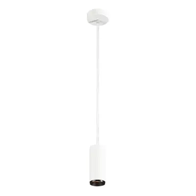 NUMINOS® PD DALI S vnitřní LED závěsné svítidlo bílá/černá 2700 K 24° - BIG WHITE (SLV)