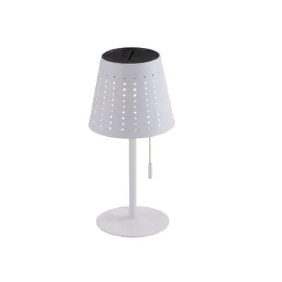 Stolní lampa MANDY LED bílá nabíjecí stmívatelná solární 2W 3000K IP44 - LEUCHTEN DIREKT / JUST 