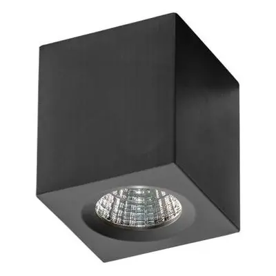 LED Stropní bodové přisazené svítidlo Azzardo Nano Square black AZ2787 5W 420lm 3000K IP20 5,6cm