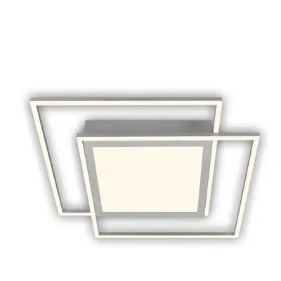 LED stropní svítidlo, 51,5 cm, 50 W, 5000 lm, hliník-matný chrom - BRILO