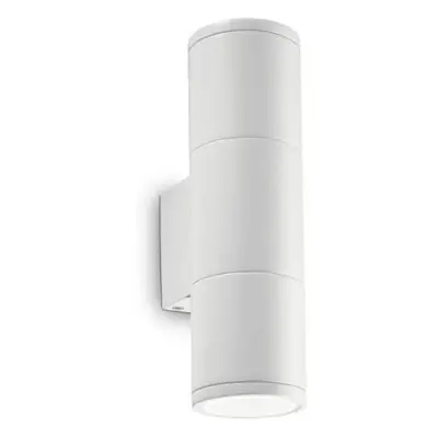 Venkovní nástěnné svítidlo Ideal Lux Gun AP2 small bianco 100388 bílé 21cm IP44 - IDEALLUX