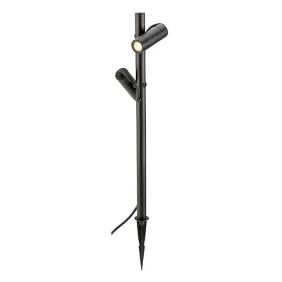 HELIA SLIM Pole double LED, venkovní stojací lampa, černá IP65 3000K - BIG WHITE (SLV)