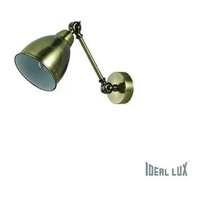 Nástěnné svítidlo Ideal Lux Newton AP1 027876 brunito - IDEALLUX