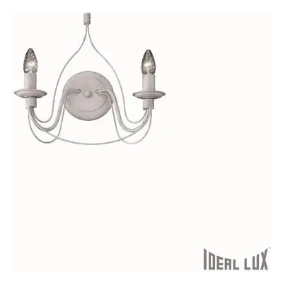 Nástěnné svítidlo Ideal Lux Corte AP2 bianco antico 028460 - IDEALLUX