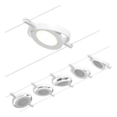 LED lankový systém RoaMac základní sada 5x4,5W 3000K 230/12V bílá/chrom - PAULMANN