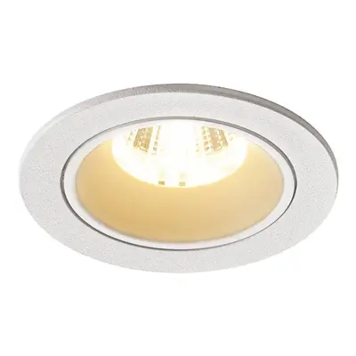 NUMINOS® DL S vnitřní LED zápustné stropní svítidlo bílá/bílá 3000 K 40° včetně listových pružin