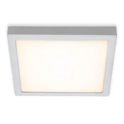 LED stropní svítidlo, 30 cm, 21 W, matný chrom - BRILONER