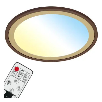 Ultraploché CCT-svítidlo LED panel s přímým a nepřímým osvětlením, pr.42 cm, LED, 22 W, 3000 lm,